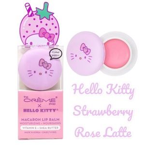 The Creme Shop x Sanrio Hello Kitty Lip Balm Strawberry Rose Latte